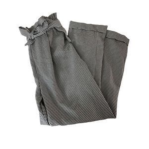 Paper bag plaid pants